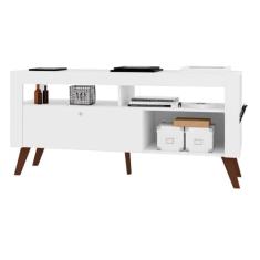 Rack Para Tv Até 55 Polegadas Branco Montreal Art In Móveis