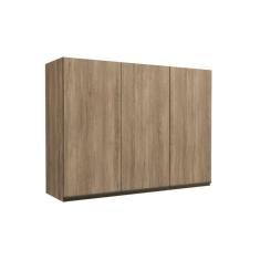 Armário Aéreo P/ Cozinha Maxxi G766 C/ 3 Portas 120cm Nogal - Kappesberg