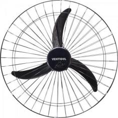 Ventilador de Parede 60 CM 220V NEW Premium Preto Ventisol, Preto, 220