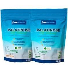Combo Pré Treino 2 Palatinose 1Kg NewNutrition Isomaltulose Liberação 