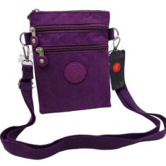 Bolsa Transversal Feminina Tira Colo Pequena 3 Divisórias - good felps