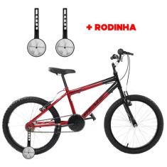 Bicicleta Com Rodinha Infantil Passeio Aro 20 Masculina Wendy, Vermelh