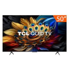 Smart TV QLED 50" Google TV Ultra HD 4K TCL C655 Comando de Voz HDR10+