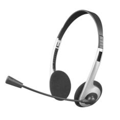Fone De Ouvido Com Microfone C3tech Ph-01si Prata Prata