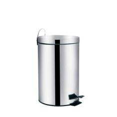 Lixeira 12 Litros Mor Linha Ágata, Inox
