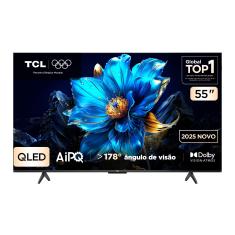 Smart TV 55” TCL 55P7K 4K QLED 60Hz HDR10+ Dolby Atmos Dolby Vision Sistema Operacional Google TV