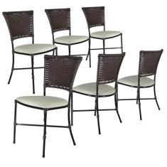 Jogo Cozinha Cadeiras Gramado Tabaco De Jantar - PANERO MÓVEIS