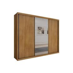 Guarda Roupa Casal 3 Portas de Correr (1 c/ Espelho) e 6 Gavetas Paradizzo/Palazzo Cumaru - Novo Horizonte