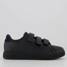 Tênis Adidas Advantage Base 2.0 CF Infantil Preto-Unissex
