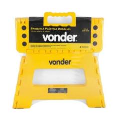 Banqueta Plástica Dobrável, Amarela, Altura 220mm Vonder 3540022001