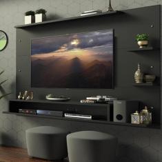 Painel para TV até 60 Polegadas Madesa Alfa, Preto