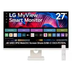 Monitor LG MyView Smart -  Tela IPS 27", WebOS, 27SR73U-W