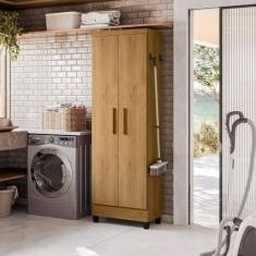 Armário Multiuso 2 Portas 5 Prateleiras Freijo Toq