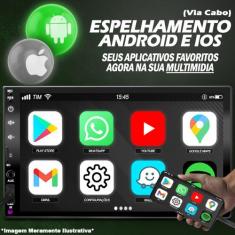 Kit de Multimidia com Bluetooth espelhamento de tela + Moldura de 7 Po