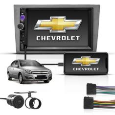 Kit Central Multimidia Bt 2 Din Mp5 Espelha Chevrolet Vectra - First O