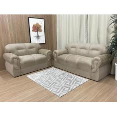 Sofá 2 e 3 Lugares Bege 607 Viena - Alpoim