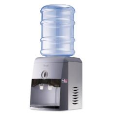 Bebedouro de Galão de Mesa Linha Stille Inox Cinza Begel, 110V