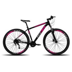 Bicicleta Aro 29 KOG 27V Shimano Freio Hidráulico K7 e Trava, Preto, R