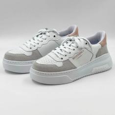 Tênis Bottero Flatform Casual com Camurça Feminino-Feminino