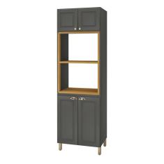 Torre Quente 4 Portas Indekes Firenze Cinza