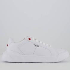 Tênis Coca Cola Canby Town Feminino Branco-Masculino