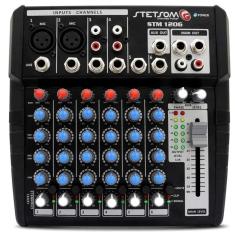Mesa de som Stetsom STM1206 6 Canais 4 Bandas