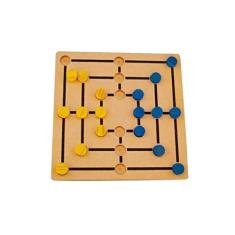 Brinquedos Educativos - Jogo Trilha em Madeira 18 Peças
