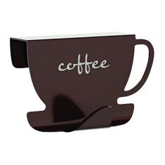 Gancho para Porta-Xícara de Café Wenko Marrom Metal