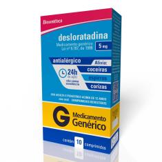Desloratadina 5mg 10 comprimidos Biosintética Genérico 10 Comprimidos