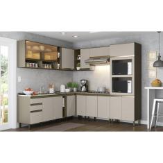 Cozinha Modulada Conect com 11 Peças Duna/Cristal - Henn