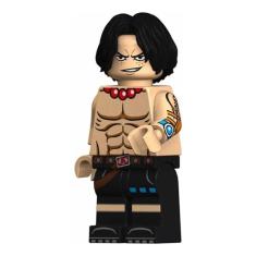 Boneco Blocos De Montar Ace One Piece