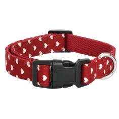 Bubblepup Coleira de cachorro, coleiras de cachorro de algodão fofas ajustáveis e macias para cães pequenos, médios e grandes