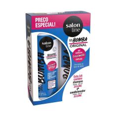 Salon Line Kit Shampoo + Condicionador Sos Bomba Original 200Ml