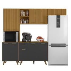 Kit de Cozinha Armario com Balcão Olinda 10 Portas 1 Gaveta