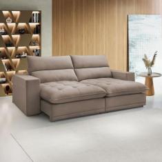 Sofá Retrátil e Reclinável 230cm Martinho Veludo - Celflex