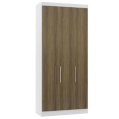 Guarda Roupa Modulado 101,50cm 3 Portas Alpes Luciane Móveis