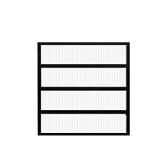 Janela de Alumínio Basculante 80x80cm Hale Esquadrias