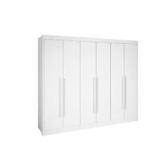 Guarda Roupa Casal 6 Portas New Athos 100% Mdf D'Doro - DDoro, Branco