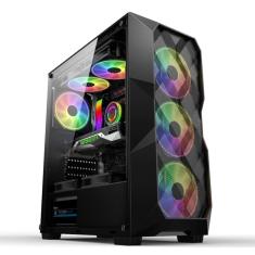 PC Gamer Ryzen 5 4500, RTX 3050, 16GB DDR4, SSD 480GB, 600W 80 Plus, MESH013-E