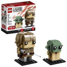 Kit de construção LEGO BrickHeadz 41627 Luke Skywalker e Yoda
