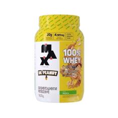 100% Whey Max Titanium X Dr. Peanut (900g) - Sabor: Paçoca