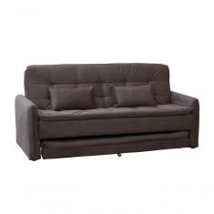 Sofá Cama Reclinável Com Cama Auxiliar New Chumbo Light