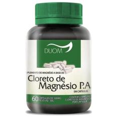 Cloreto de Magnesio PA 60cps 500mg Duom - Elo Natural