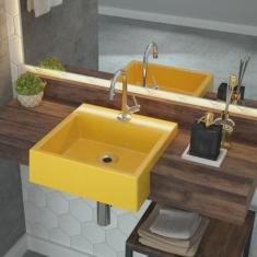 Kit Cuba XQ355 Torneira 1198 Metal e Válvula 1 Polegada Sifão Flexível pvc Compace