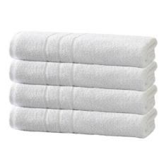 Toalha de Banho Teka Roma - Absorção Alta - Branca - 4 Peças