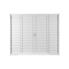 Janela Veneziana Soft Plus 4 Folhas Branco MGM  100x100 cm