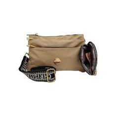 BOLSA TRANSVERSAL FEMININA COM VÁRIOS BOLSOS EXTERNOS-Feminino