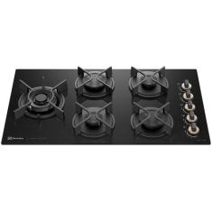 Cooktop Electrolux 5 Bocas Pro Series com Mesa de Vidro (KE5PS), Preto