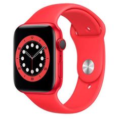 Apple Watch Series 6 (PRODUCT) RED, 44mm, GPS+Celular , com Pulseira Esportiva (PRODUCT) RED
