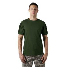 Camiseta T-Shirt Masculina Tática Ranger Bélica Verde